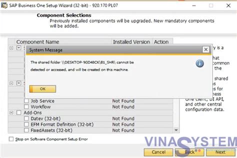 Install SAP Business One Version 9.2 PL 07 .